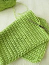 Crochet potholders Royalty Free Stock Photo