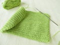 Crochet potholders Royalty Free Stock Photo