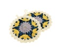 Crochet potholders Royalty Free Stock Photo