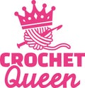 Crochet queen Royalty Free Stock Photo