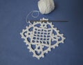 Crochet sample for tablecloth or napkin.