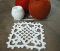 Crochet sample for tablecloth or napkin.