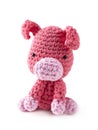 Crocheted amigurumi toy Royalty Free Stock Photo