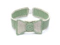 Crocheted collar with bow tie Royalty Free Stock Photo