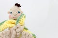 Crocheted Doll With Blanket