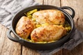 Crock Pot Mississippi Chicken is made with chicken breasts, au jus gravy, ranch seasoning, real butter and pepperoncini peppers