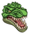 Crocodile Alligator Cartoon Lizard Dino Monster Royalty Free Stock Photo