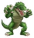 Crocodile Alligator Cartoon Lizard Dino Monster Royalty Free Stock Photo