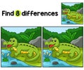 Crocodile Animal Find The Differences