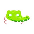 Crocodile Animal Head Mask, Kids Carnival Disguise Costume Element