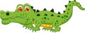 Crocodile Cartoon Royalty Free Stock Photo