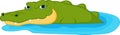Crocodile cartoon Royalty Free Stock Photo