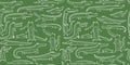 Crocodile Cute Characters. Childish Style. Seamless Pattern for your design