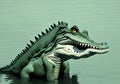 Crocodile, Generative AI Illustration