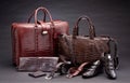 Crocodile leather fashion products