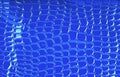 Crocodile leather pattern for background. Light blue Royalty Free Stock Photo