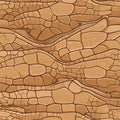 Crocodile leather texture Exotic animal skin art. Royalty Free Stock Photo