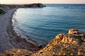 Crocodile Rock on the Lake Balkhash, Kazakhstan Royalty Free Stock Photo