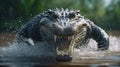 Crocodile Running In Ultra Hd With Canon Eos R3