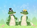 Crocodiles couple