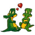 Crocodilian love