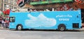 Crocs Advertisement On A Tour Bus