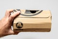 Crocs shoes cardboard box delivery parcel box