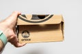 Crocs shoes cardboard box