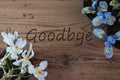 Crocus And Hyacinth, Text Goodbye