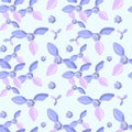 Crocus Seamless pattern. Cute Isolated Spring flowers on background for your design. Floral nature. Perfect for fabrics print,