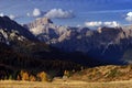 Croda de R`Ancona in a beautiful fall afternoon