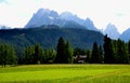 Croda Rossa from the meadows of Moso