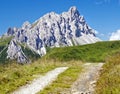 Crode Dei Longerin - Alpi Carniche or Karnische Alpen Royalty Free Stock Photo