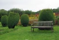 Croft Castle garden in England