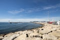 Croisette beach in Cannes, France