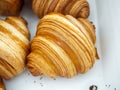 Croissant, the Austrian origin buttery, flaky, viennoiserie pastry