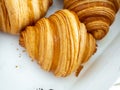 Croissant, the Austrian origin buttery, flaky, viennoiserie pastry