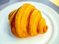 Croissant, the Austrian origin buttery, flaky, viennoiserie pastry