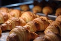 Croissant bakery food. Generate AI Royalty Free Stock Photo