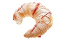 Croissant with blancmange cream Royalty Free Stock Photo