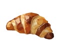 croissant bread fresh and gourmet