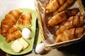 Croissant breakfast Royalty Free Stock Photo