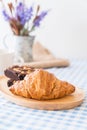 croissant and brownies