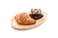 croissant and brownies