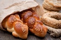 Croissant and delicious pastries for breakfast