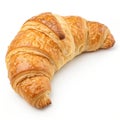 Croissant with flaky texture and crescent shape Royalty Free Stock Photo
