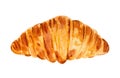 Croissant hand drawn watercolor