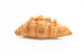 Croissant with macadamia and caramel
