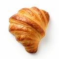 Close-up Croissant Png: Low Resolution, Iconic Style, Top View