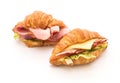 croissant sandwich ham Royalty Free Stock Photo